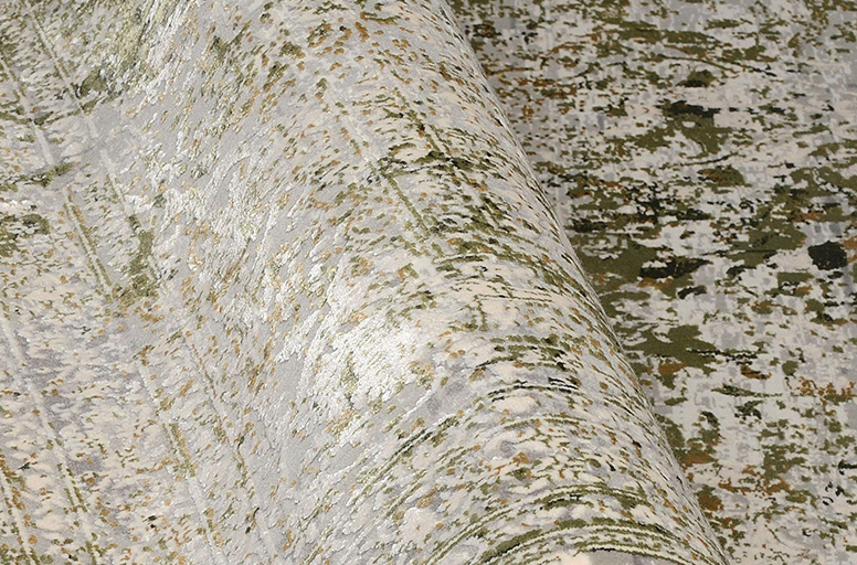 Alfombra ideal tonos verdes